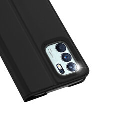 Dux Ducis Skin Pro Bookcase type case for Oppo Reno6 4G black hind ja info | OPPO Mobiiltelefonid, fotokaamerad, nutiseadmed | hansapost.ee