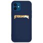 Card Case silicone wallet case with card holder documents for iPhone 13 Pro navy blue (Navy Blue) hind ja info | Telefonide kaitsekaaned ja -ümbrised | hansapost.ee