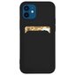 Card Case silicone wallet case with card holder documents for Samsung Galaxy A72 4G black (Black) цена и информация | Telefonide kaitsekaaned ja -ümbrised | hansapost.ee