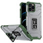 Crystal Ring Case Kickstand Tough Rugged Cover for iPhone 11 Pro green (Green) цена и информация | Telefonide kaitsekaaned ja -ümbrised | hansapost.ee