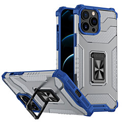 Crystal Ring Case Kickstand Tough Rugged Cover for iPhone 11 Pro Max blue (Light blue || Niebieski) цена и информация | Чехлы для телефонов | hansapost.ee