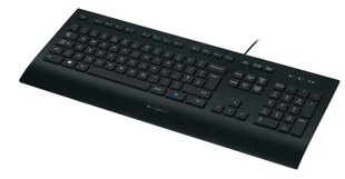 Проводная клавиатура Logitech K280E (DE), черная цена и информация | Клавиатура с игровой мышью 3GO COMBODRILEW2 USB ES | hansapost.ee