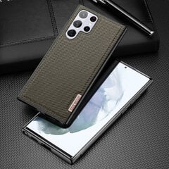 Dux Ducis Fino case is made of nylon material for Samsung Galaxy S22 Ultra green (Green) hind ja info | Telefonide kaitsekaaned ja -ümbrised | hansapost.ee