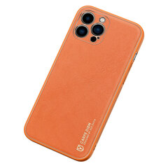 Dux Ducis Yolo elegant case made of soft TPU and PU leather for iPhone 13 Pro orange (Orange) hind ja info | Dux Ducis Mobiiltelefonid ja lisatarvikud | hansapost.ee