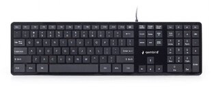Проводная клавиатура Gembird KB-MCH-02, черная цена и информация | Клавиатуры | hansapost.ee
