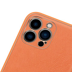 Dux Ducis Yolo elegant case made of soft TPU and PU leather for iPhone 13 Pro Max orange (Orange) hind ja info | Telefonide kaitsekaaned ja -ümbrised | hansapost.ee