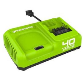 Laadija Greenworks, 40V 5A, G40UC5 - 2945107 hind ja info | Akutrellid, puurid ja kruvikeerajad | hansapost.ee