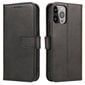 Magnet Case elegant bookcase type case with kickstand for iPhone 13 black (Black) цена и информация | Telefonide kaitsekaaned ja -ümbrised | hansapost.ee