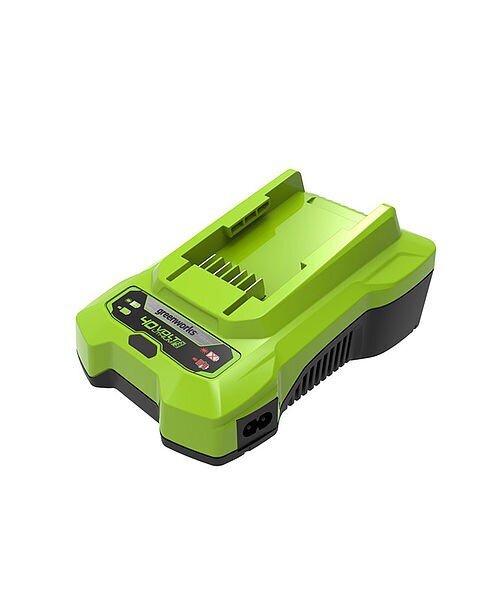 Laadija Charger 40V 2A Greenworks G40C - 2932507 цена и информация | Akutrellid, puurid ja kruvikeerajad | hansapost.ee