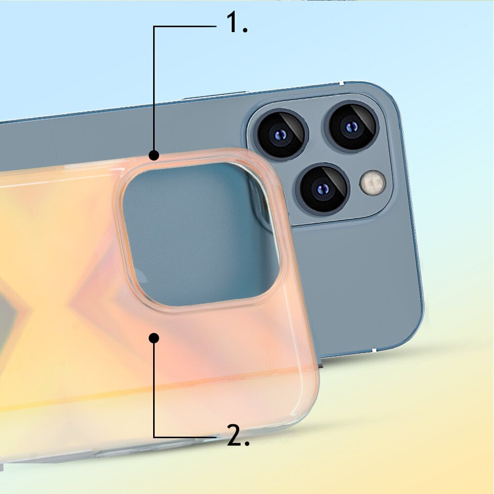 Kingxbar Streamer Series luxury elegant phone case for iPhone 13 Pro blue (Triangle) (Triangle) цена и информация | Telefonide kaitsekaaned ja -ümbrised | hansapost.ee