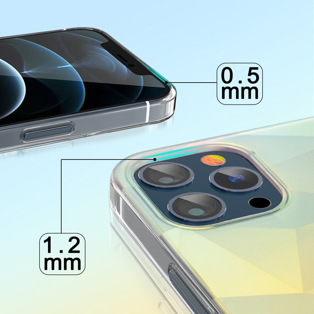 Kingxbar Streamer Series luxury elegant phone case for iPhone 13 Pro blue (Triangle) (Triangle) цена и информация | Telefonide kaitsekaaned ja -ümbrised | hansapost.ee