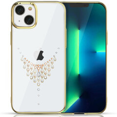 Kingxbar Sky Series luxury case with Swarovski crystals for iPhone 13 Pro gold (Dew) (Gold) цена и информация | Чехлы для телефонов | hansapost.ee