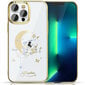 Kingxbar Moon Series luxury case with Swarovski crystals for iPhone 13 Pro gold (Flower) (Gold) цена и информация | Telefonide kaitsekaaned ja -ümbrised | hansapost.ee