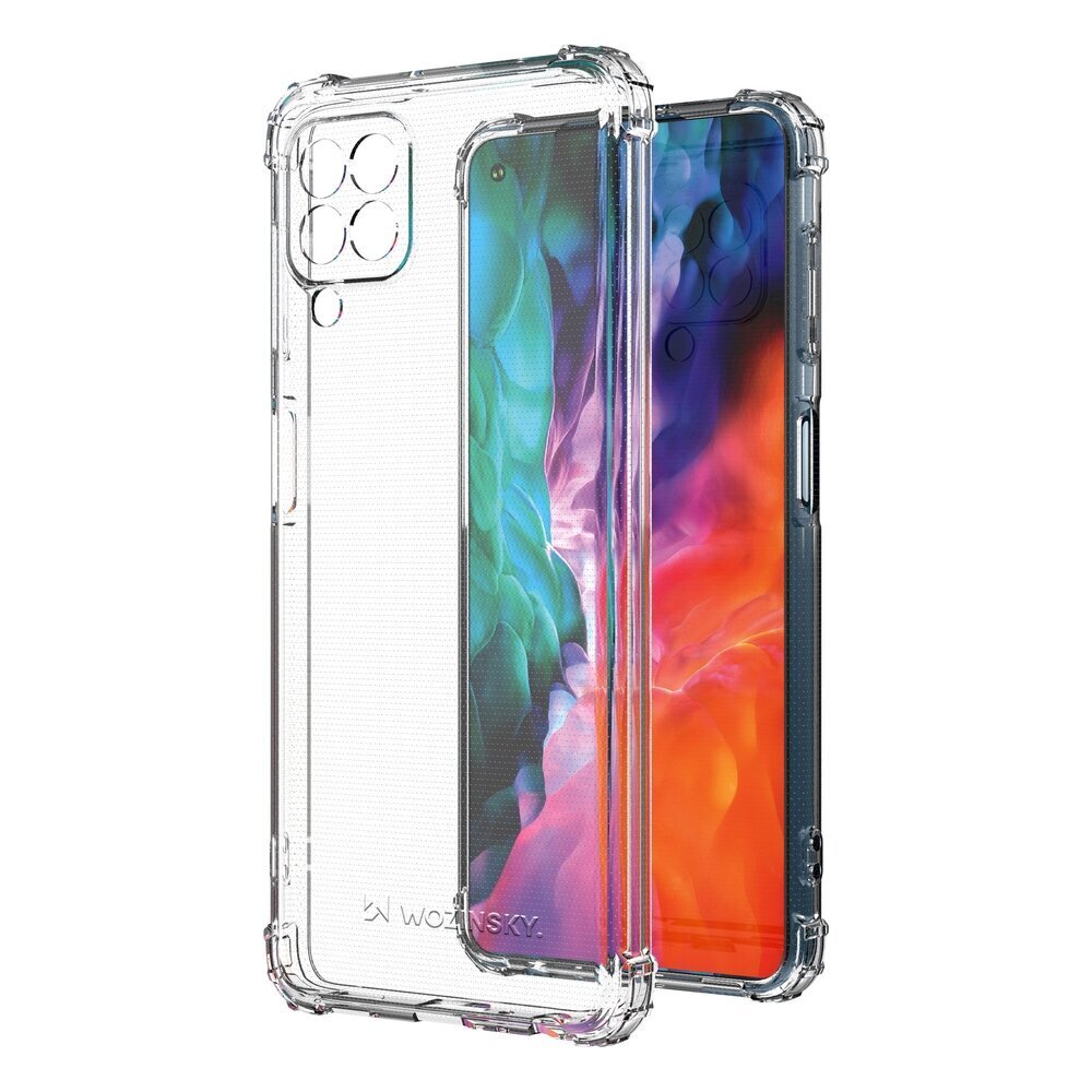 Wozinsky Anti Shock durable case with Military Grade Protection for Samsung Galaxy A22 4G transparent цена и информация | Telefonide kaitsekaaned ja -ümbrised | hansapost.ee