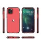 Spring Case clear TPU gel protective cover with colorful frame for iPhone 13 Pro black (Black) цена и информация | Telefonide kaitsekaaned ja -ümbrised | hansapost.ee