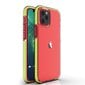 Spring Case clear TPU gel protective cover with colorful frame for iPhone 13 Pro yellow (Yellow) цена и информация | Telefonide kaitsekaaned ja -ümbrised | hansapost.ee