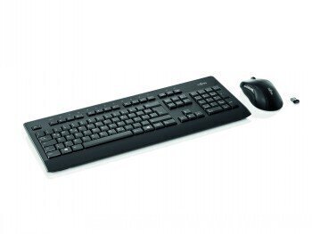 Juhtmevaba klaviatuur + hiir Fujitsu LX960 , ENG, must цена и информация | Klaviatuurid | hansapost.ee