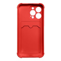 Card Armor Case cover for Samsung Galaxy A32 4G card wallet Air Bag armored housing red (Red) hind ja info | Telefonide kaitsekaaned ja -ümbrised | hansapost.ee