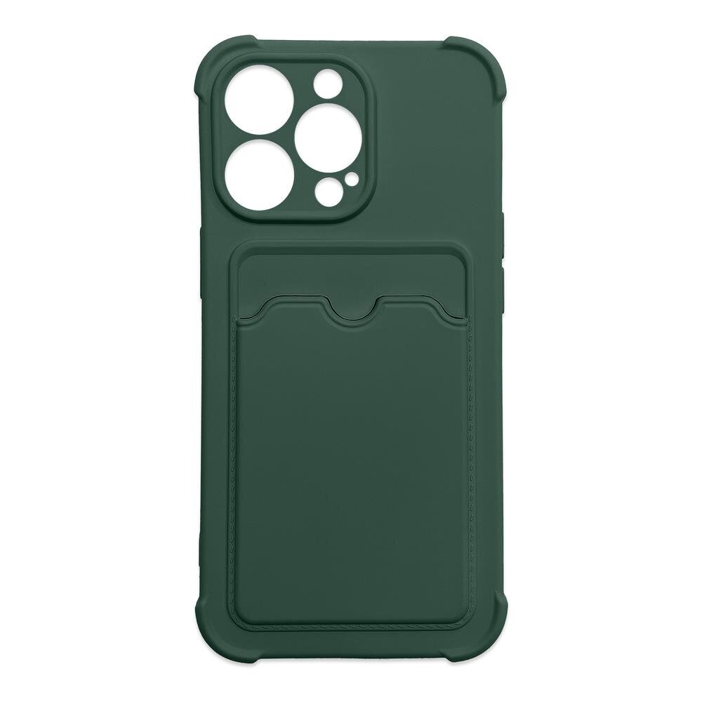 Card Armor Case cover for Samsung Galaxy A32 4G card wallet Air Bag armored housing green (Green) цена и информация | Telefonide kaitsekaaned ja -ümbrised | hansapost.ee