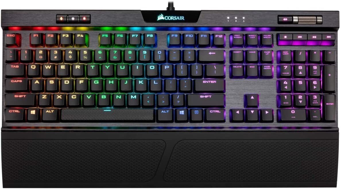 Corsair K70 RGB MK.2 Low Profile Rapidfire цена и информация | Klaviatuurid | hansapost.ee