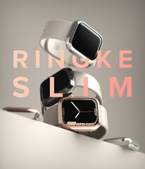 Ringke Slim Watch Case Set 2x Case for Watch 7 Smartwatch 41mm Transparent + Dark Chrome (S58995RS) (Ciemny chrom) hind ja info | Nutikellade aksessuaarid ja tarvikud | hansapost.ee