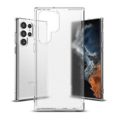 Ringke Fusion Matte tpu case with a translucent Samsung Galaxy S22 Ultra gel frame (Half transparent) hind ja info | Telefonide kaitsekaaned ja -ümbrised | hansapost.ee