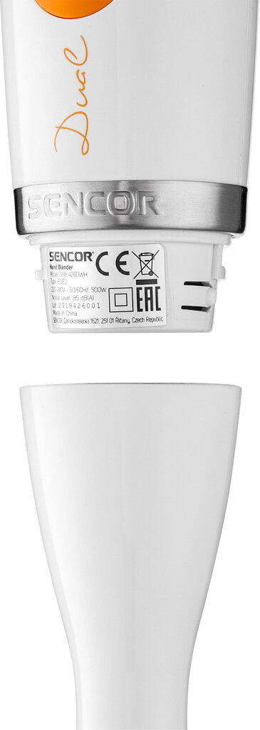 Saumikser Sencor SHB 4211WH, 600W цена и информация | Hakkijad, saumikserid | hansapost.ee
