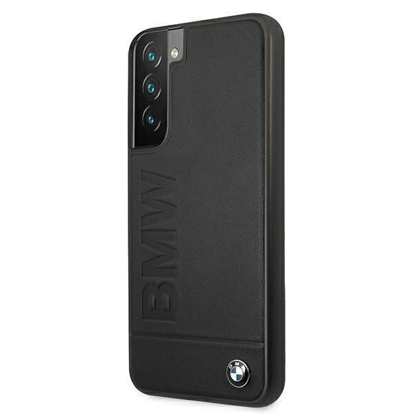 Case BMW BMHCS22SSLLBK S22 S901 black / black hardcase Signature Logo Imprint hind ja info | Telefonide kaitsekaaned ja -ümbrised | hansapost.ee