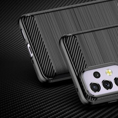 Чехол Hurtel Carbon для Samsung Galaxy A33 5G, чёрный цена и информация | Чехлы для телефонов | hansapost.ee