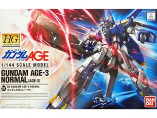 Bandai - HGAge Gundam Age-3 Normal (AGE-3), 1/144, 57386 hind ja info | Klotsid ja konstruktorid | hansapost.ee
