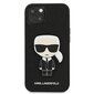 Karl Lagerfeld KLHCP13MOKPK iPhone 13 6.1 &quot;black / black hardcase Saffiano Ikonik Karl`s Patch hind ja info | Telefonide kaitsekaaned ja -ümbrised | hansapost.ee