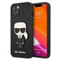 Karl Lagerfeld KLHCP13MOKPK iPhone 13 6.1 &quot;black / black hardcase Saffiano Ikonik Karl`s Patch цена и информация | Telefonide kaitsekaaned ja -ümbrised | hansapost.ee