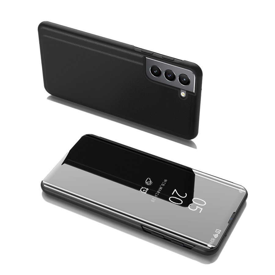 Clear View Case flip cover for Samsung Galaxy S22 + (S22 Plus) black (Black) цена и информация | Telefonide kaitsekaaned ja -ümbrised | hansapost.ee