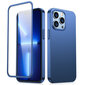 Joyroom 360 Full Case front and back cover for iPhone 13 Pro + tempered glass screen protector blue (JR-BP935 blue) (Light blue || Niebieski) hind ja info | Telefonide kaitsekaaned ja -ümbrised | hansapost.ee