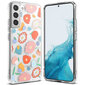 Ringke Fusion Design Armored Case Cover with Gel Frame for Samsung Galaxy S22 + (S22 Plus) transparent (Floral) (F593R31) (Przezroczysty (Floral)) цена и информация | Telefonide kaitsekaaned ja -ümbrised | hansapost.ee