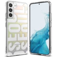 Ringke Fusion Design Armored Case Cover with Gel Frame for Samsung Galaxy S22 + (S22 Plus) transparent (Seoul) (F593R89) (Przezroczysty (Seoul)) hind ja info | Telefonide kaitsekaaned ja -ümbrised | hansapost.ee