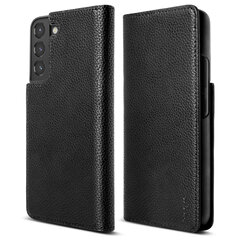 Ringke Folio Signature Flip Leather Case for Samsung Galaxy S22 + (S22 Plus) Black (FSS118R262) hind ja info | Telefonide kaitsekaaned ja -ümbrised | hansapost.ee