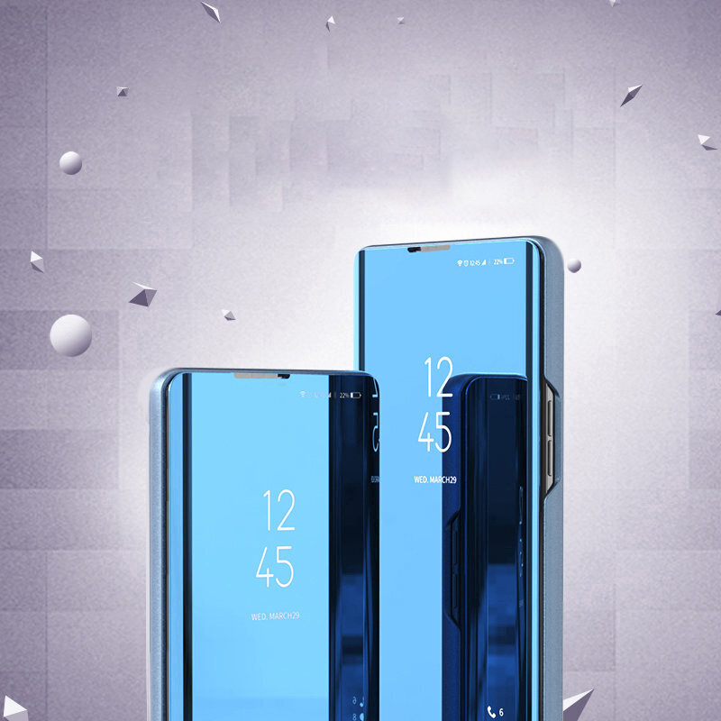 Clear View Case flip cover for Samsung Galaxy S22 blue (Light blue || Niebieski) hind ja info | Telefonide kaitsekaaned ja -ümbrised | hansapost.ee