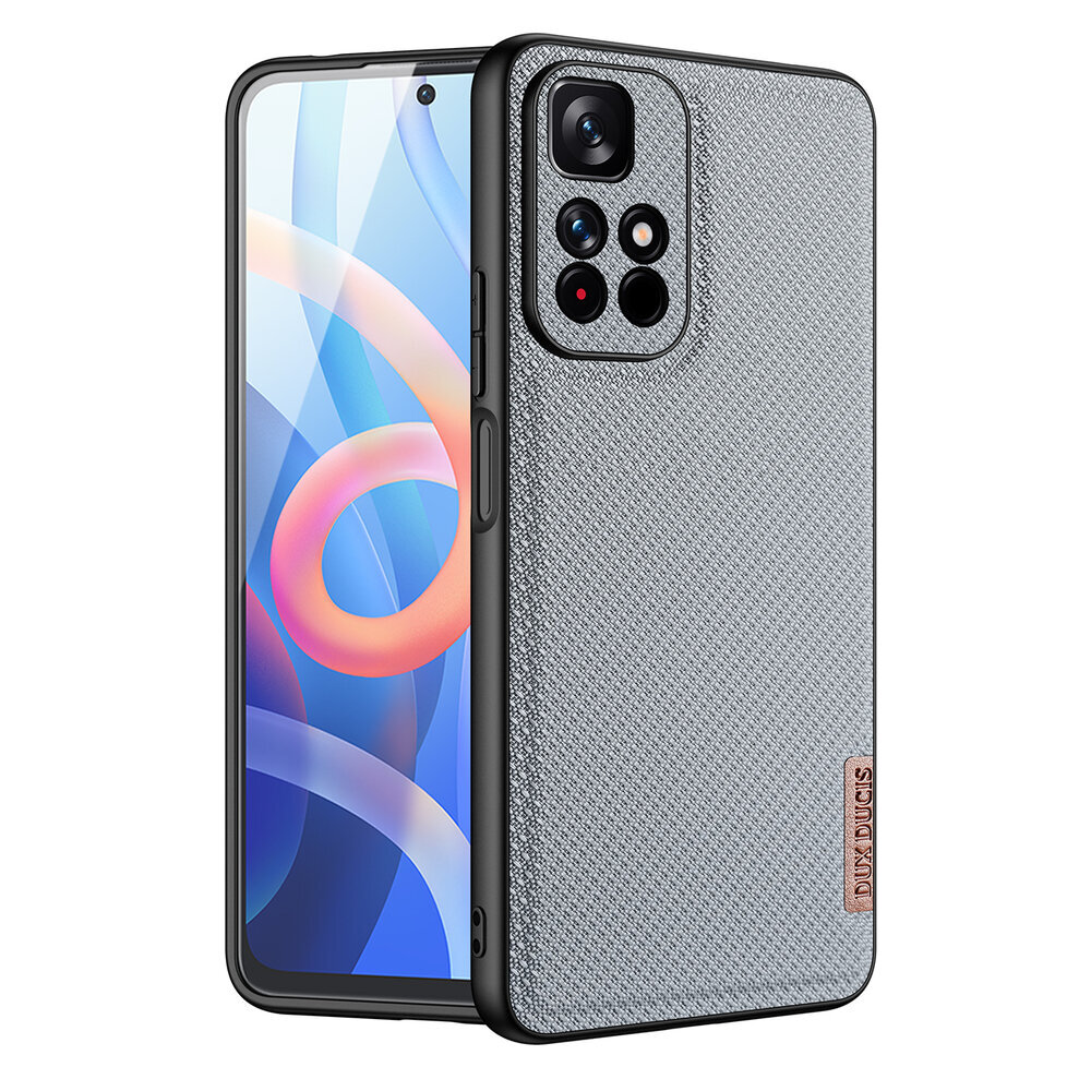 Dux Ducis Fino case cover covered with nylon material Poco M4 Pro 5G blue (Light blue || Niebieski) цена и информация | Telefonide kaitsekaaned ja -ümbrised | hansapost.ee