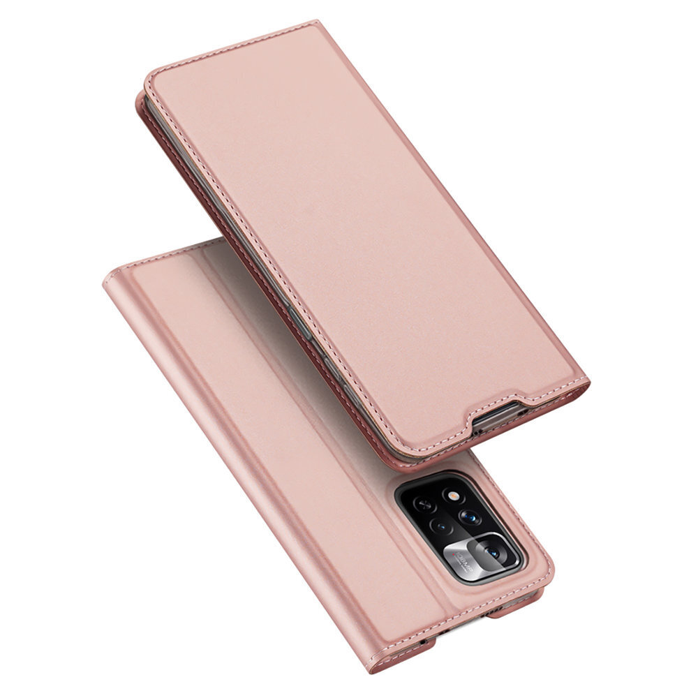 Dux Ducis Skin Pro Holster Cover Flip Cover for Poco M4 Pro 5G pink (Pink) цена и информация | Telefonide kaitsekaaned ja -ümbrised | hansapost.ee