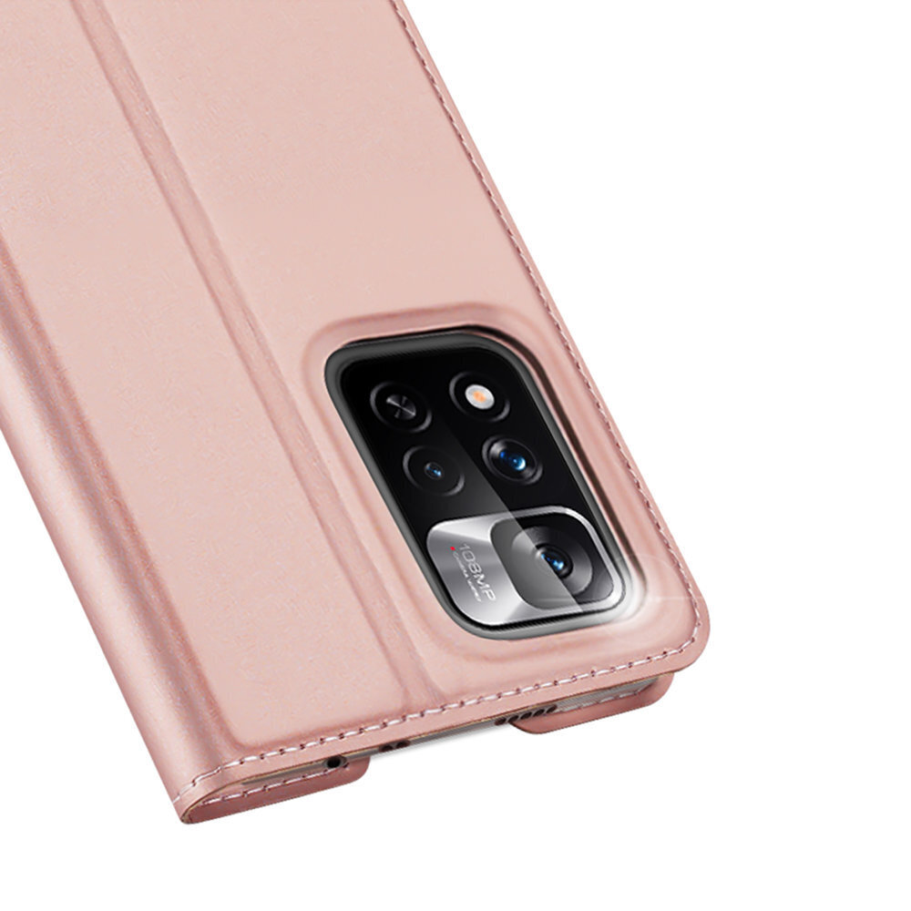 Dux Ducis Skin Pro Holster Cover Flip Cover for Poco M4 Pro 5G pink (Pink) цена и информация | Telefonide kaitsekaaned ja -ümbrised | hansapost.ee