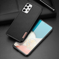 Dux Ducis Fino case cover, nylon material Samsung Galaxy A73 black (Black) price and information | Phone protective covers and cases | hansapost.ee