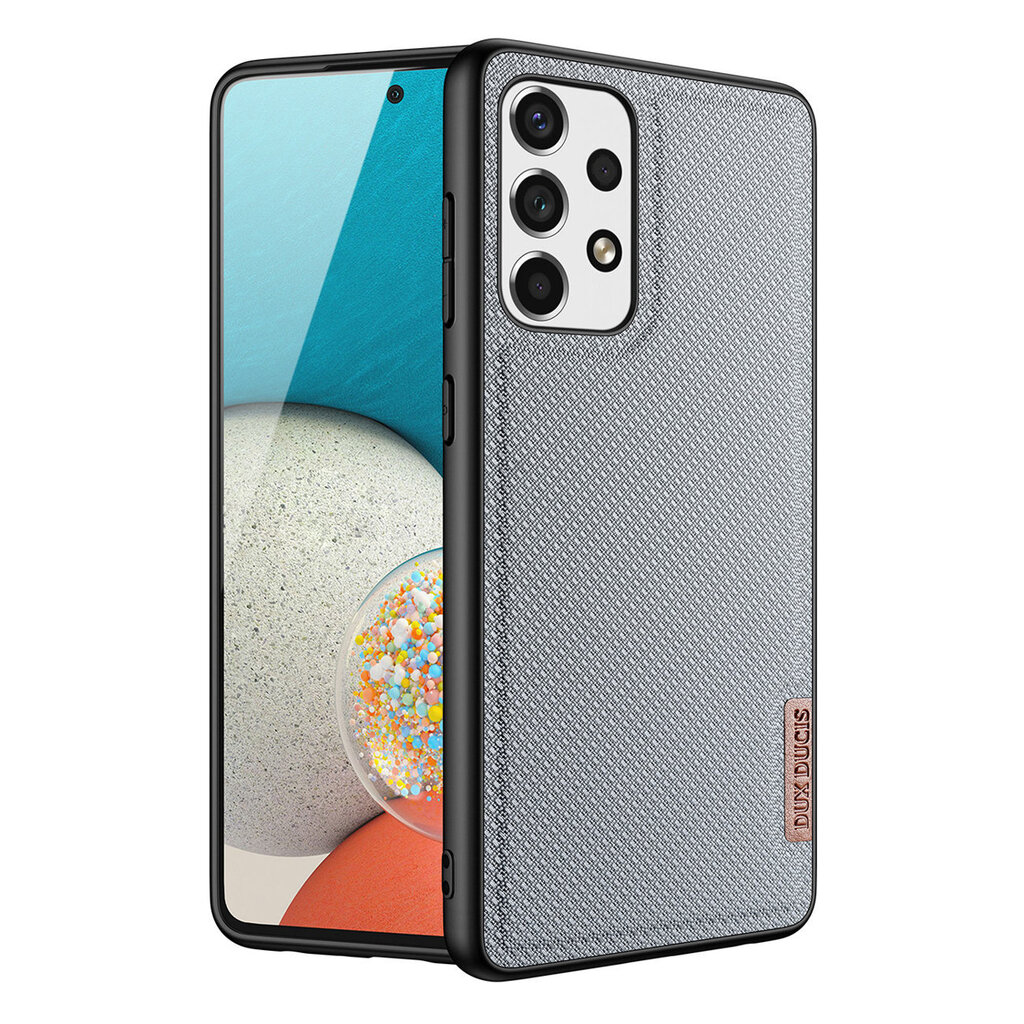 Dux Ducis Fino case is made of nylon material for Samsung Galaxy A73 blue (Light blue || Niebieski) цена и информация | Telefonide kaitsekaaned ja -ümbrised | hansapost.ee