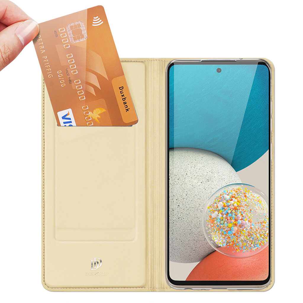 Dux Ducis Skin Pro Holster Cover Flip Cover for Samsung Galaxy A73 gold (Gold) цена и информация | Telefonide kaitsekaaned ja -ümbrised | hansapost.ee