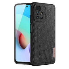 Dux Ducis Fino case cover covered with nylon material Xiaomi Redmi 10 black (Black) hind ja info | Telefonide kaitsekaaned ja -ümbrised | hansapost.ee