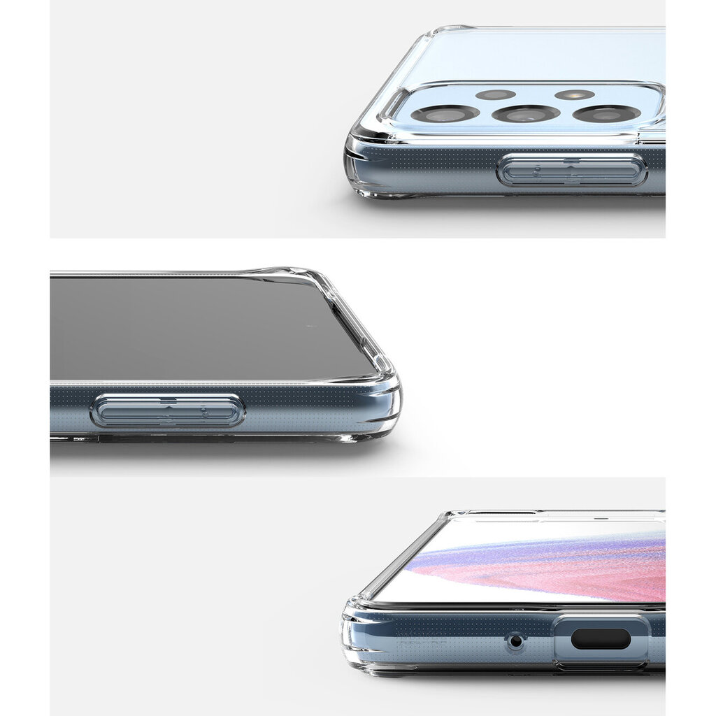 Ringke Fusion TPU Cover with Frame Gel Frame for Samsung Galaxy A53 5G transparent () (Transparent) hind ja info | Telefonide kaitsekaaned ja -ümbrised | hansapost.ee