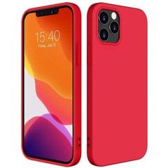 Silicone Case Soft Flexible Rubber Cover for iPhone 13 Pro red (Red) hind ja info | Telefonide kaitsekaaned ja -ümbrised | hansapost.ee