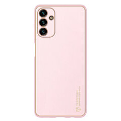 Dux Ducis Yolo elegant cover made of ecological leather for Samsung Galaxy A13 5G pink (Pink) hind ja info | Telefonide kaitsekaaned ja -ümbrised | hansapost.ee