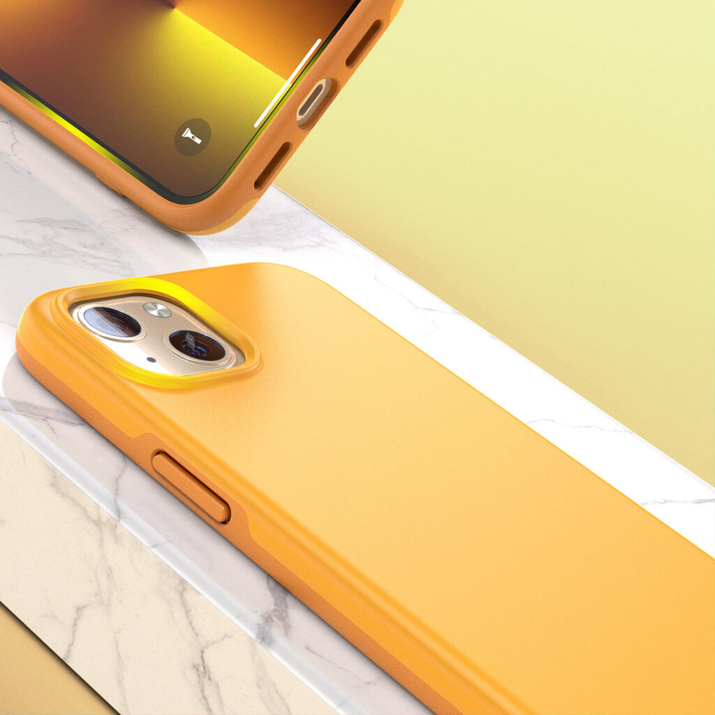 Choetech MFM Anti-drop case Made For MagSafe for iPhone 13 mini orange (PC0111-MFM-YE) (Orange) hind ja info | Telefonide kaitsekaaned ja -ümbrised | hansapost.ee