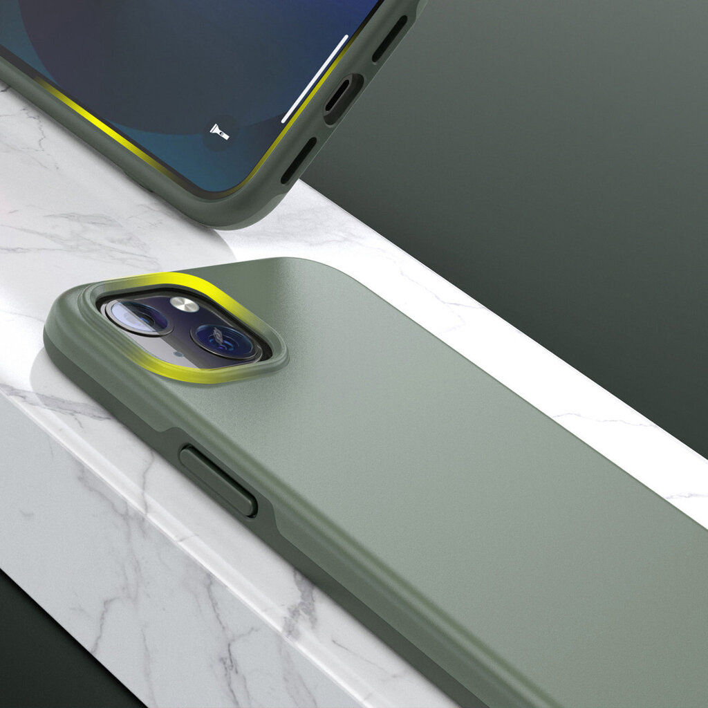 Choetech MFM Anti-drop case Made For MagSafe for iPhone 13 mini green (PC0111-MFM-GN) (Green) цена и информация | Telefonide kaitsekaaned ja -ümbrised | hansapost.ee